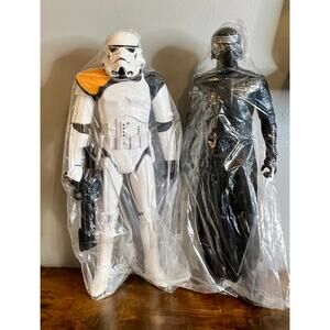 Star Wars Jakks Large Figures 18 Inch Rey Kylo Ren & White Storm Trooper